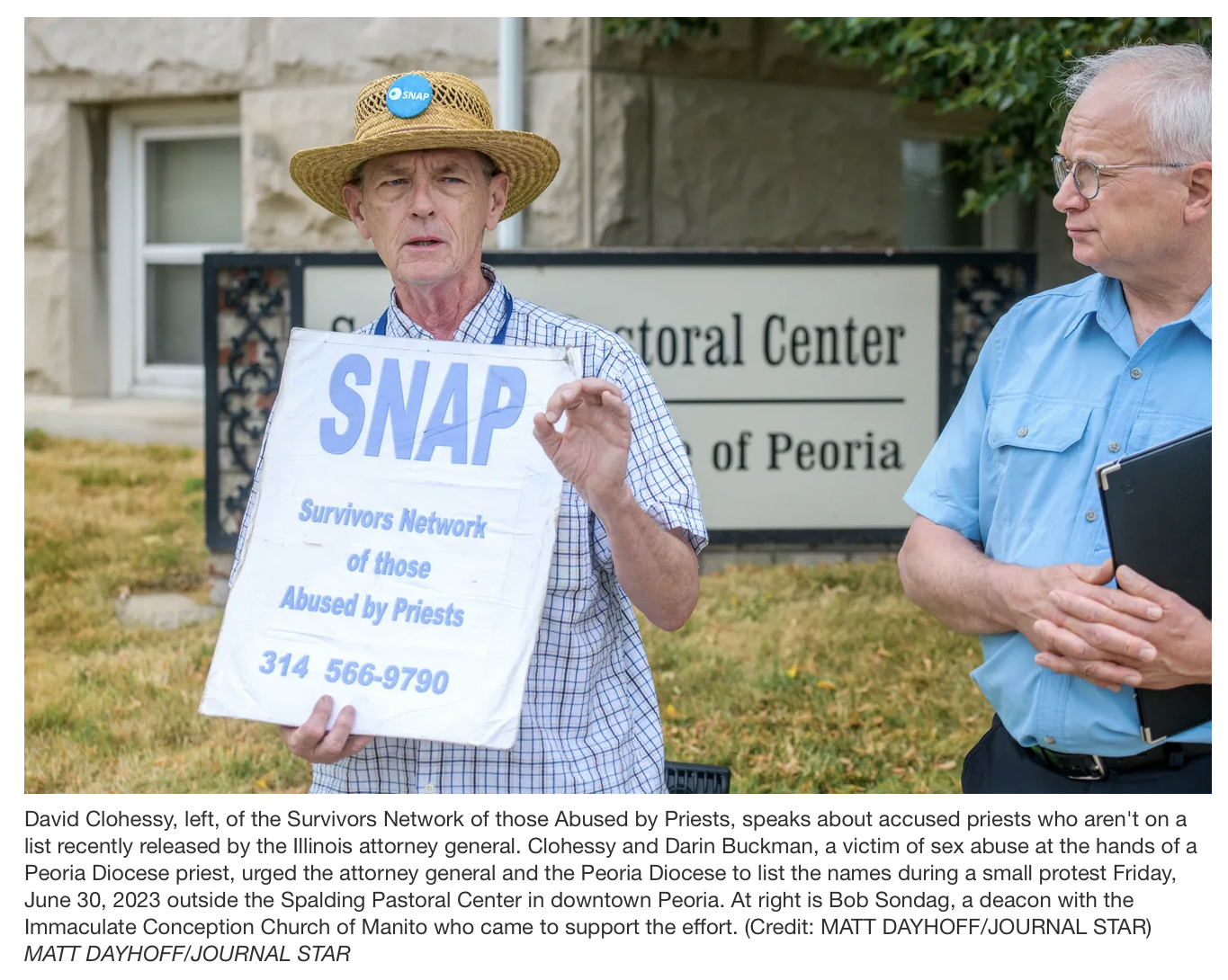 'Accept ownership': Advocates call on Peoria diocese to add names to priest sex abuse list